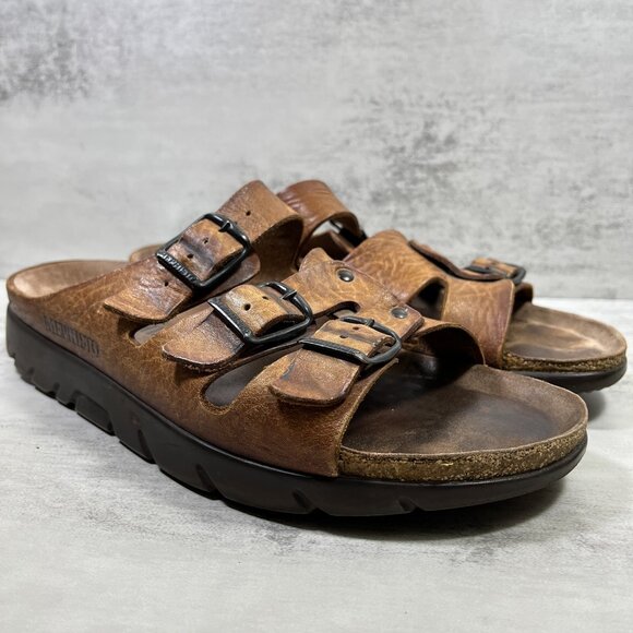 Mephisto Zach Leather Strap Sandals - Men's Size EU 44 / US 10-10.5 - Picture 3 of 8